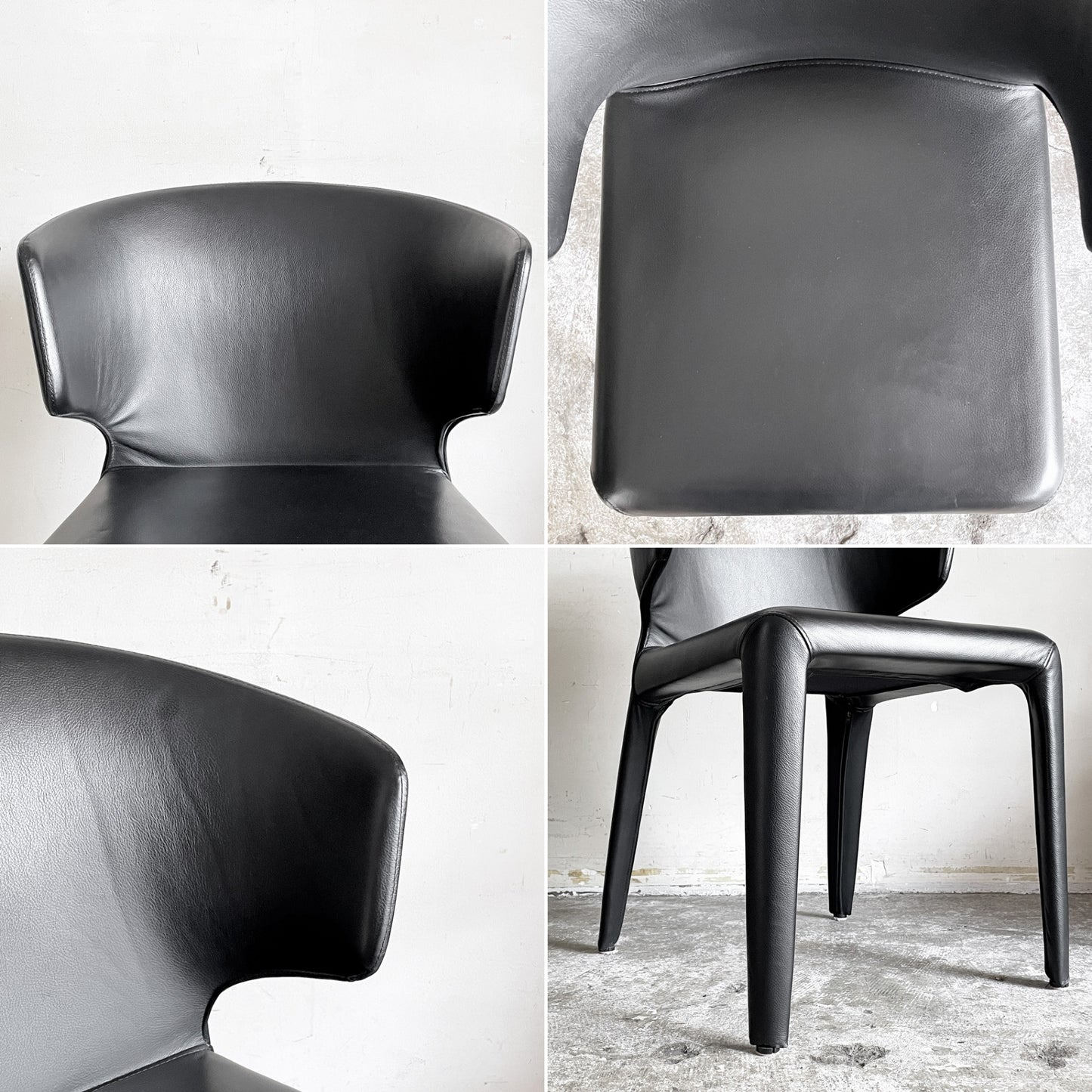 カッシーナ Cassina オラ 367 HOLA アームチェア 本革 ハンス・ウェッツスタイン モダン イタリア 定価￥429.000- ■