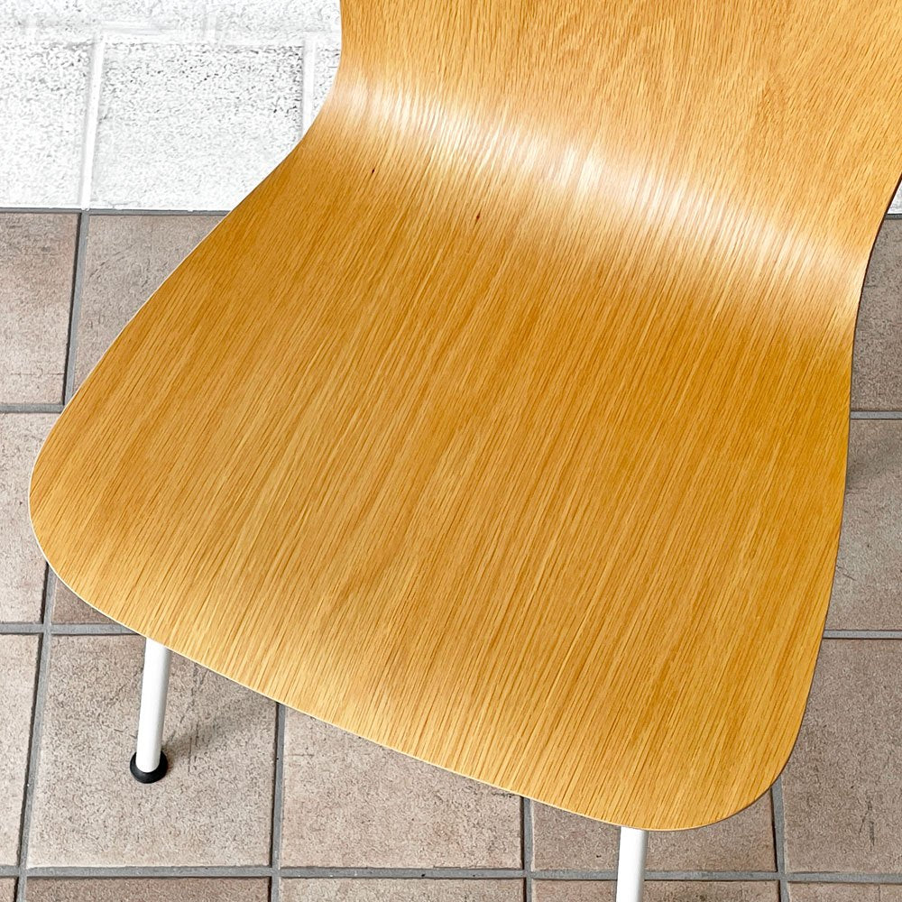 ヴィトラ vitra ハルプライチューブ HAL Ply Tube サイドチェア ダイニングチェア ジャスパー・モリソン ライトオーク アイボリー 定価80,300円 ◇