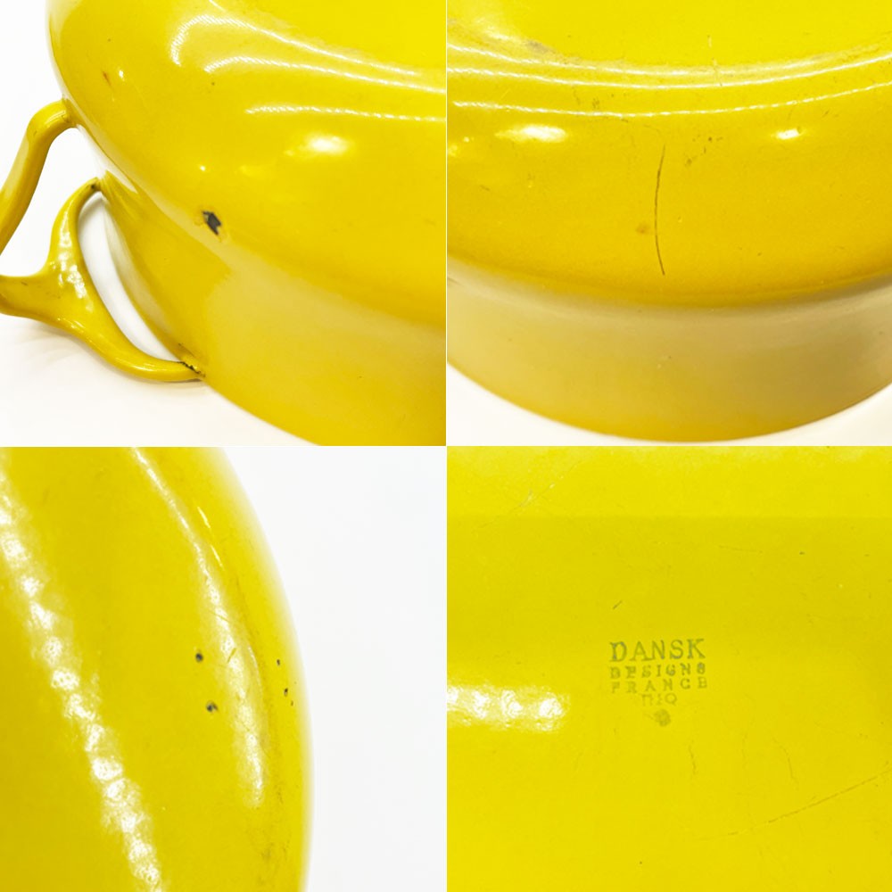 ダンスク DANSK コベンスタイル koben style ホーロー 両手鍋 Φ20cm イエロー 琺瑯 イェンス・クイストゴー Jens Quistgaard  ビンテージ ★