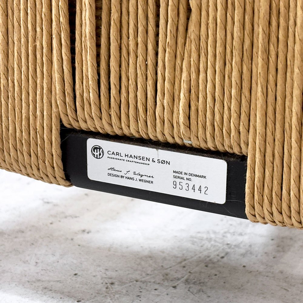 カールハンセン&サン Carl Hansen&Son Yチェア CH24 ハンス J. ウェグナー ビーチ材 ブラックラッカー 北欧家具 デンマーク ●