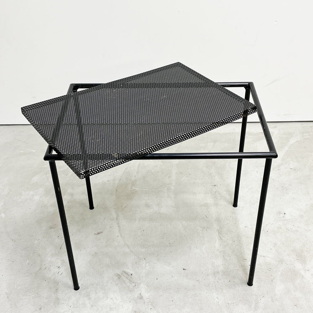 アルティメタ Artimeta メタルサイドテーブル METAL SIDE TABLE パンチングメタル天板 ブラック フロリス・フィーデルディ FLORIS FIEDELDIJ オランダビンテージ  ●