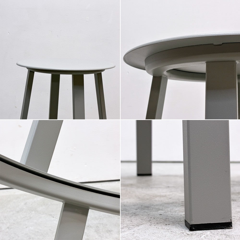 ヘイ HAY リボルバー バースツール ロー REVOLVER BAR STOOL LOW H65cm スカイグレー 回転式座面 レオン・ランズメイヤー デンマーク 定価¥51,700- B ●