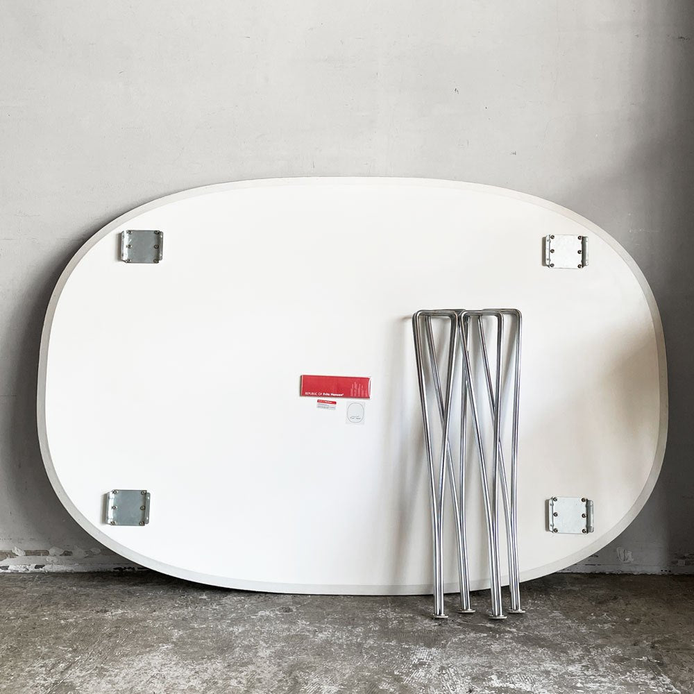 フリッツハンセン Fritz Hansen スーパー楕円 Bテーブル ダイニングテーブル B612 W150×D100cm ピート・ヘイン アルネ・ヤコブセン 北欧家具 ■