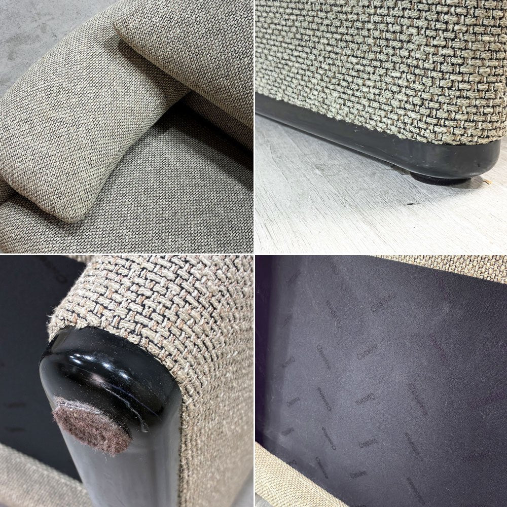 カッシーナイクスシー Cassina ixc. マラルンガ MARALUNGA 675-2PW 2人掛け ワイドソファ ヴィコ・マジストレッティ グレー系 セミプレインファブリック MoMA ●