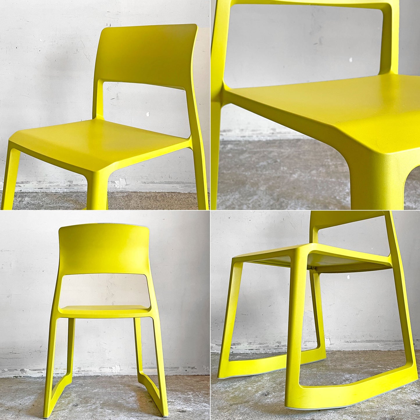 ヴィトラ Vitra ティプトン Tipton チェア スタッキングチェア チルト機能 ロッキングチェア イエロー A ■