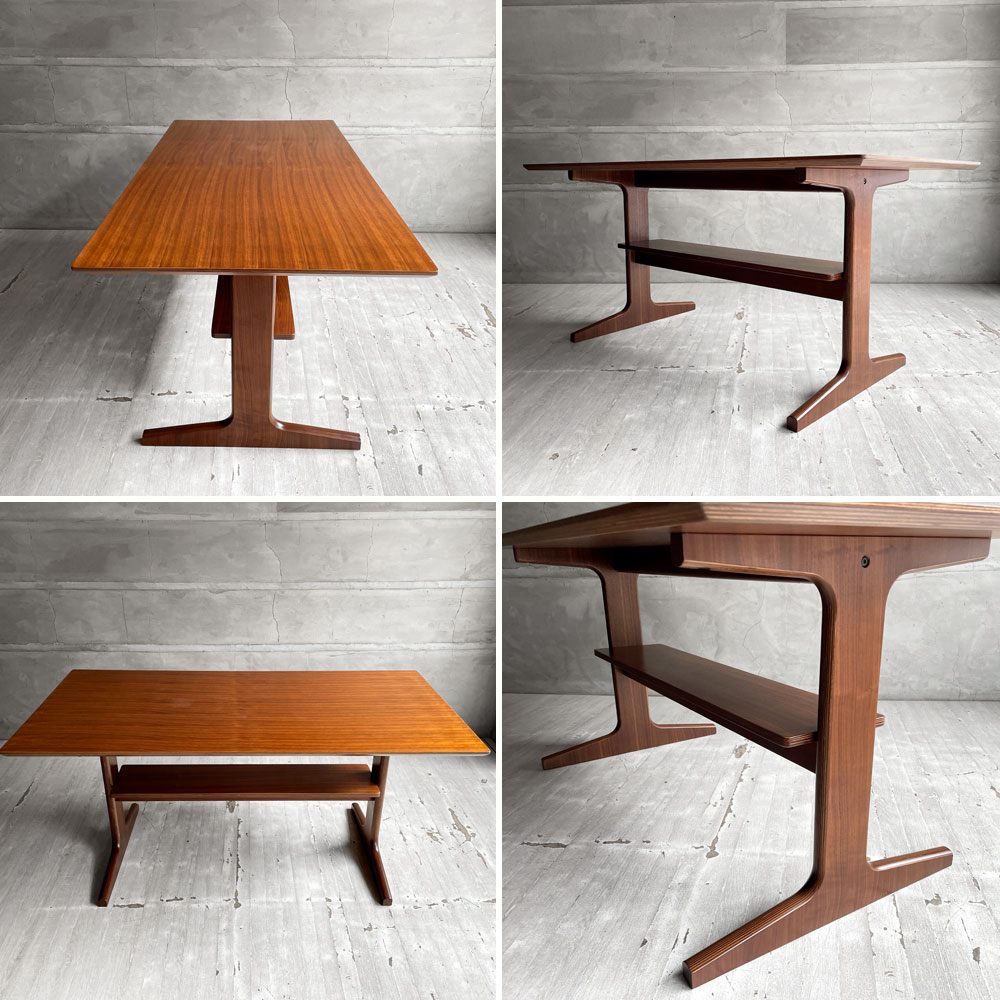 無印良品 MUJI リビングでもダイニングでもつかえる ダイニングテーブル ウォールナット材 W130 x D65cm ♪