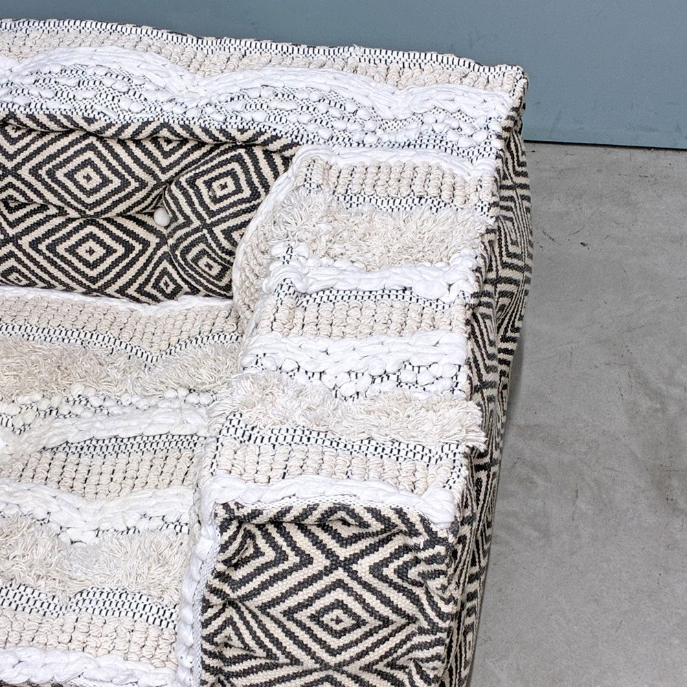 アデペシュ a.depeche ブロックマルチソファ Block Multi Sofa コーナー ジオ グレー GEO gray 定価￥41,800 ◎