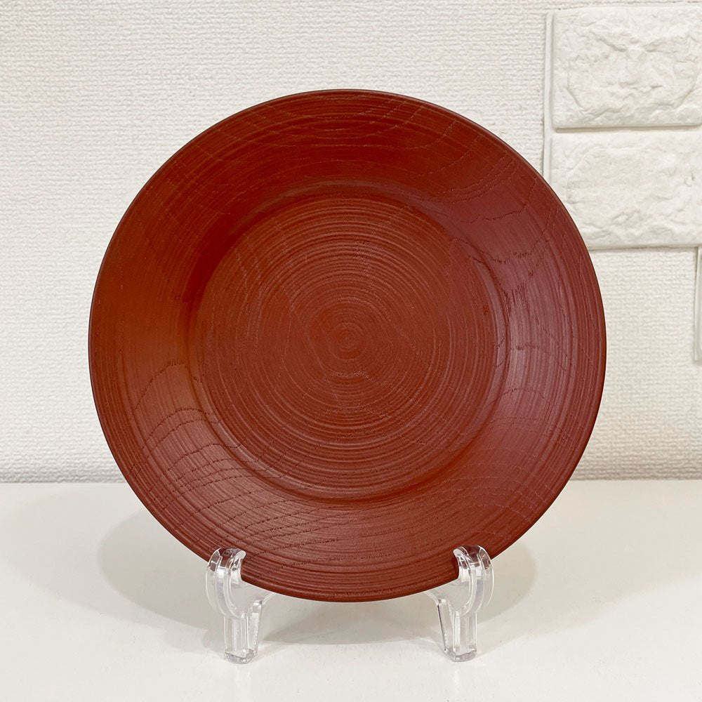 赤木明登 Akito Akagi パスタ皿 赤 nurimono 約21cm 漆器 輪島塗 現代作家 B ◎