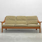 PJ furniture チーク無垢材 3pソファ 3シーター POUL JEPPESEN デンマークビンテージ 〓