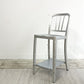 ネイビーバースツール Navy BarStool カウンターチェア リプロダクト アルミニウム インダストリアル デザイン 脚部カット品 H92.5cm B ●
