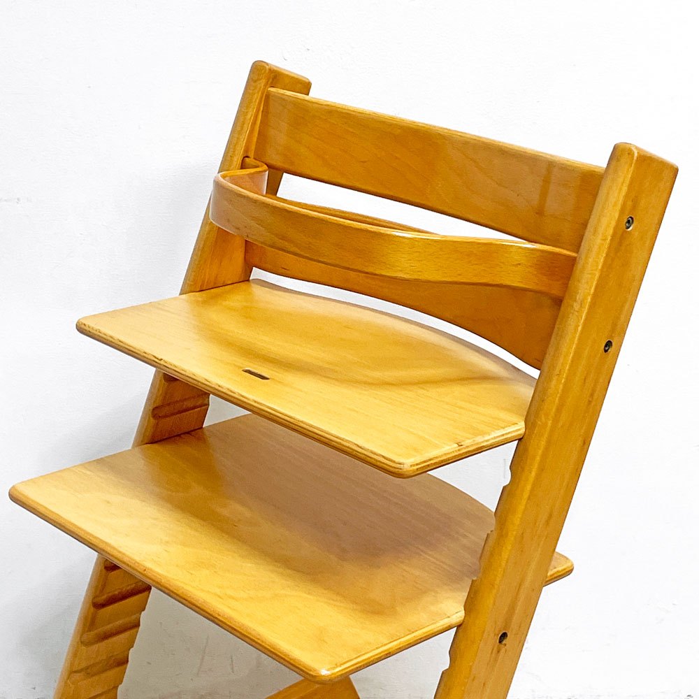 ストッケ STOKKE トリップトラップ TRIPP TRAPP ベビーチェア キッズチェア S/N無し カード付き ノルウェー 北欧家具 ●