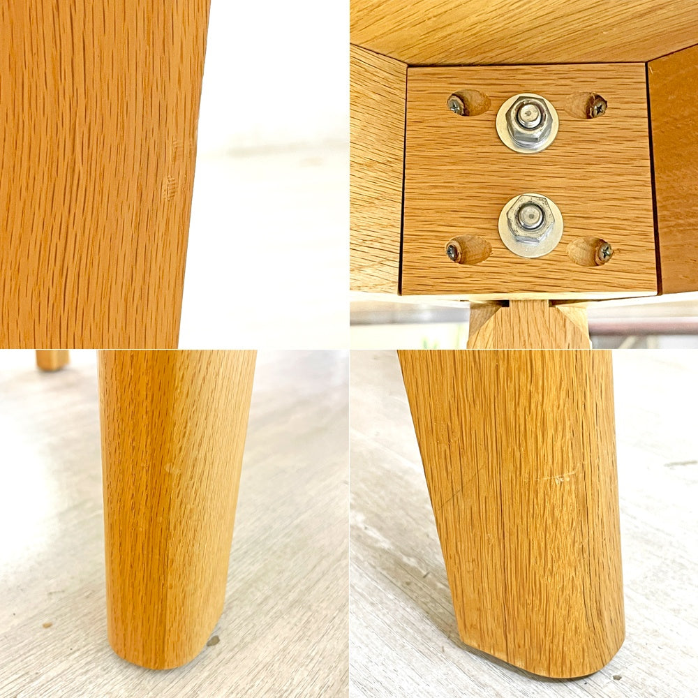 シクロ SICURO LDテーブル ダイニングテーブル オーク材 W119cm H62cm ナチュラルスタイル ●