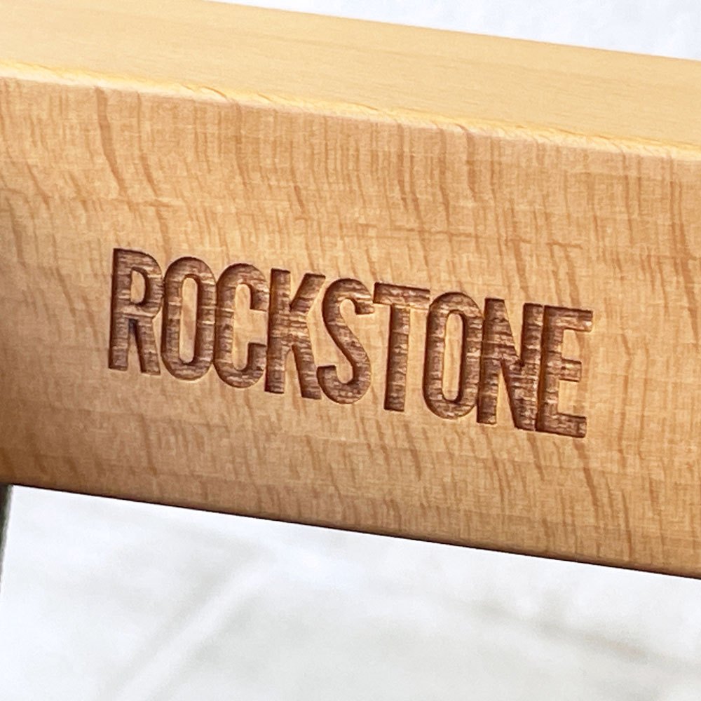 ロックストーン ROCKSTONE PM260 BORDER サイドチェア ダイニングチェア ブナ材 ファブリック 未使用保管品 参考価格￥77,000- A ◇