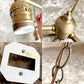 POINT NO.39 オリジナル OPL015 3 BULBS LIGHT 真鍮 3灯照明 シャンデリア ペンダントライト 引掛けシーリング■