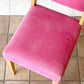 イデー IDEE アラダン チェア ALADIN Chair ダイニングチェア ピンク ファブリック メープル材 植木莞爾 廃番 ◇