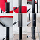 アスコ ASKO キキチェア KIKI CHAIR ダイニングチェア スチール ファブリック レッド イルマリ・タピオヴァーラ フィンランド 北欧家具 ビンテージ ◇