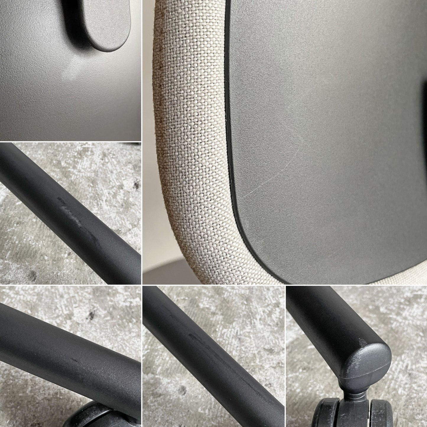 ヴィトラ vitra ルーキー Rookie デスクチェア キャスターチェア コンスタンチン・グルチッチ グレー系ファブリック 定価￥66,000- ■