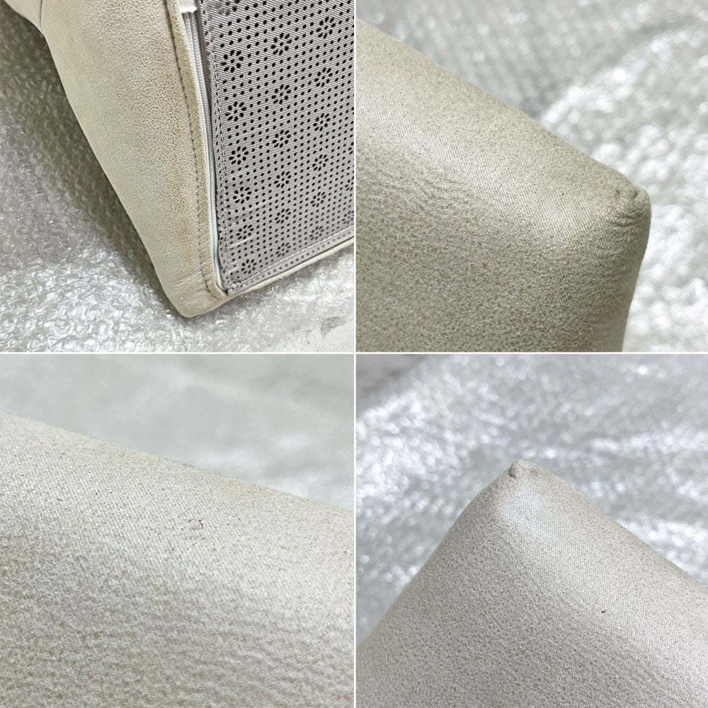 リラックスフォーム RELAX FORM アルフレード ALFREDO ソファ 背クッション 置き型クッション プラチナグレー レザーテックス 関家具 ロータイプ H42cm 展示品 A ●