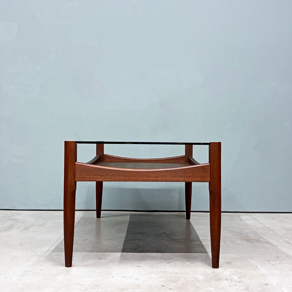 ハイクオリジナルファニチャー HIKE Original furniture ガラスソファテーブル Glass sofa table ウォールナット材 W100cm ◎