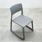 ヴィトラ Vitra ティプトン Tip Ton ワークチェア スタッキングチェア デスクチェア チルト機能 グレー色 A 〓
