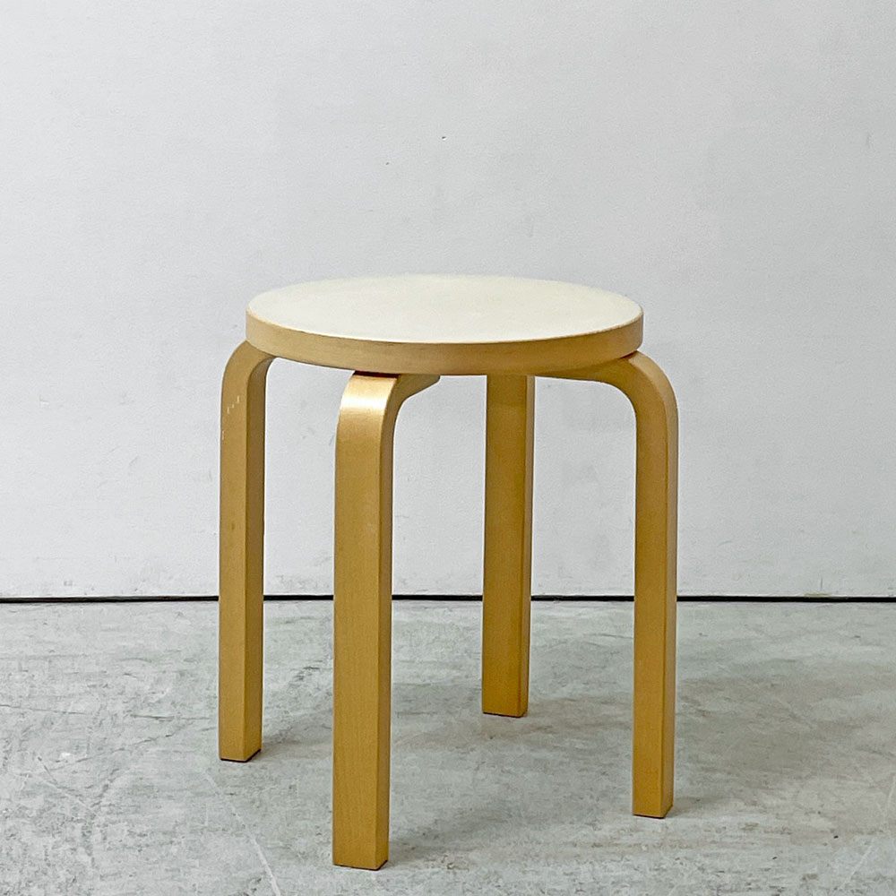 アルテック artek スツール60 Stool60 マッシュルーム リノリウム 4本脚 アルヴァ・アアルト 80th記念モデル スコープ別注 ●