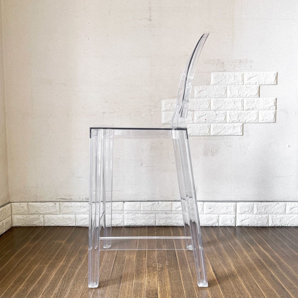 カルテル Kartell ワンモア ONE MORE 65 ハイチェア カウンターチェア クリスタル 座高65cm フィリップ・スタルク 定価￥69,900- ◎