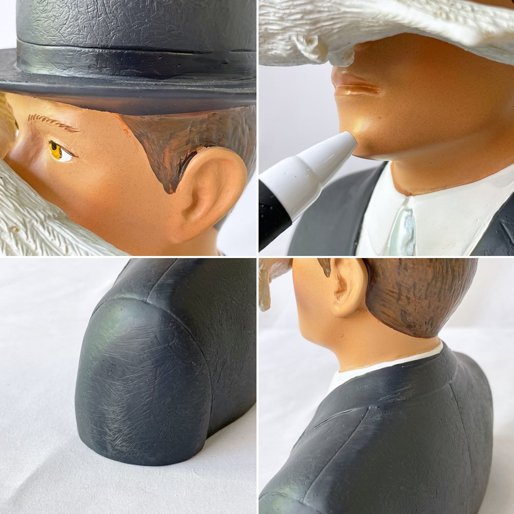 パラストーン Parastone フィギュリン 彫刻 スカルプチャー 山高帽の男 The Man with the Bowler ルネ・マグリット ◇