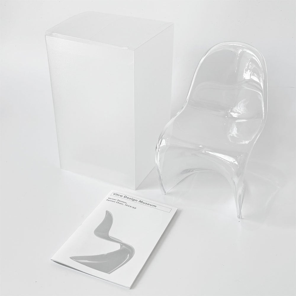 ヴィトラ デザインミュージアム Vitra Design Museum ミニチュアコレクション パントンチェア 1/6スケール 限定カラー クリア 廃盤 ★