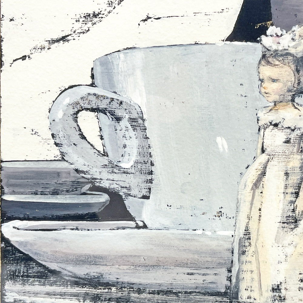 酒井駒子 森のノート 複製 原画 1/10 ジークレー版画 デジタル・リトグラフ 絵本作家 額装品 希少 ●