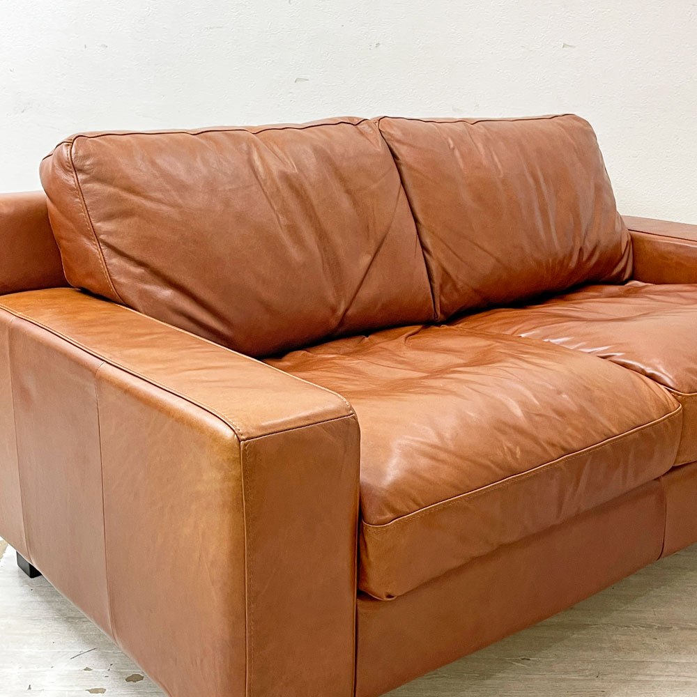イデー IDEE セリュー ソファ SERIEUX SOFA 2Pソファ 2人掛け ショコラ chocolate 本革 定価 379,900円 ●
