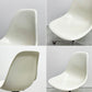 ハーマンミラー Herman Miller サイドシェルチェア セカンド 2nd FRP パーチメントカラー キャスターベース イームズ ビンテージ ●