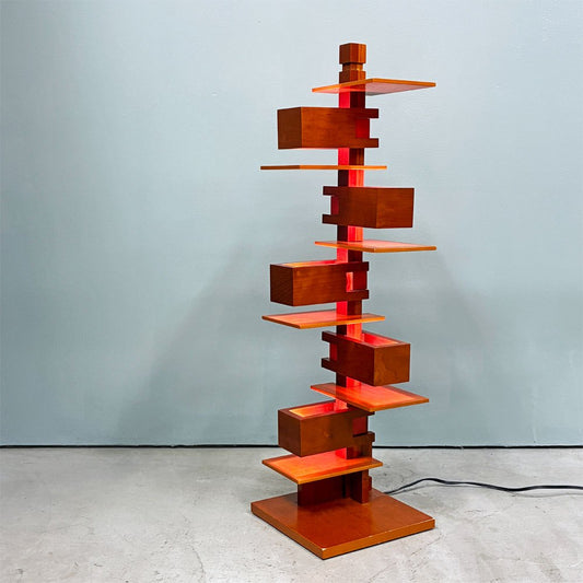 フランク・ロイド・ライト FRANK LLOYD WRIGHT タリアセン3 TALIESIN3 テーブルランプ チェリー ヤマギワ取扱い YAMAGIWA 定価￥160,600- ◎
