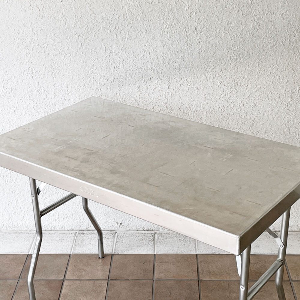 ピットパル PIT PAL アルミ ワークテーブル ALUMINIUM WORK TABLE Sサイズ ワークデスク w106cm インダストリアル パシフィックファニチャーサービス取扱 ◇