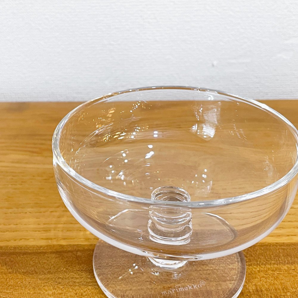 マリメッコ marimekko スカットマッカラッラ Sukat Makkaralla デザートボウル 12cm クリア 北欧雑貨 B ◎