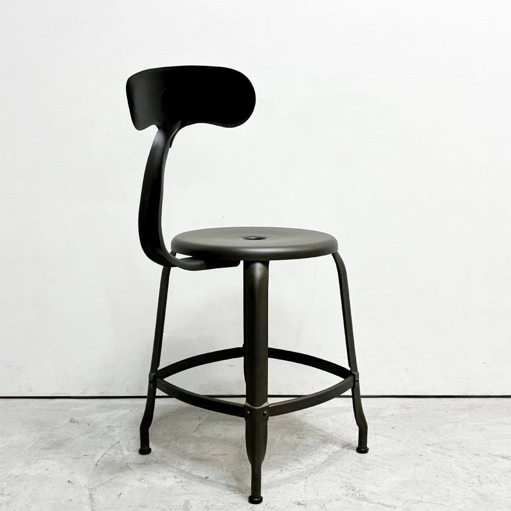 フェールトラヴァイユ FER TRAVAIL ニコルチェア NICOLLE Chair SH45 ダイニングチェア スチール マットクリア仕上げ 別注モデル インダストリアル フランス C ●