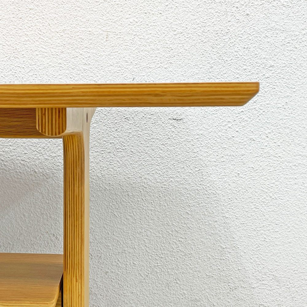無印良品 MUJI リビングでもダイニングでもつかえる ダイニングテーブル オーク材 W130 x D65cm 〓
