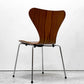 フリッツハンセン Fritz Hansen セブンチェア Seven Chair ダイニングチェア アルネヤコブセン Arne Jacobsen ウォールナット材 北欧家具 A ●