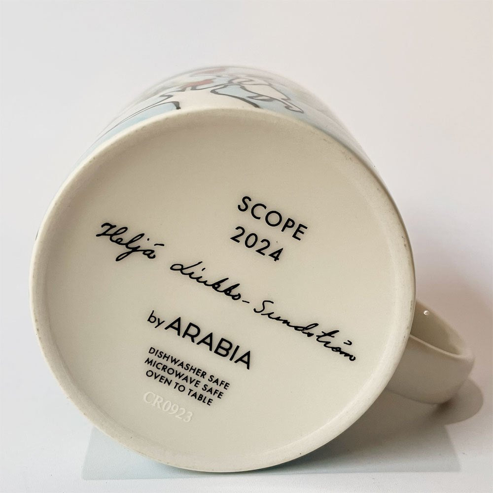 アラビア ARABIA Scope別注 ヘルヤ コレクション 2024 Helja Collection バニーマグ Santa Claus サンタ マグカップ 300ml 北欧食器 ★