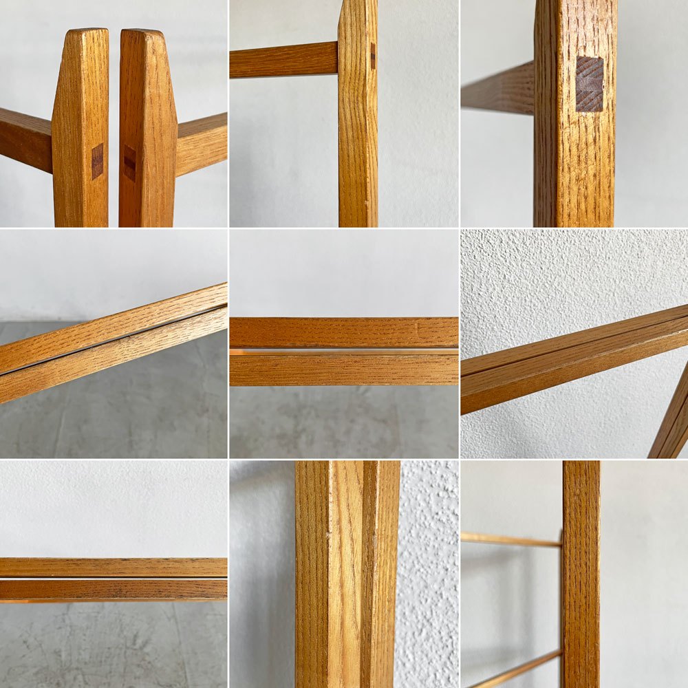 井藤昌志 IFUJI タオルラック L ハンガーラック ナラ材 W75 x H160cm シェーカー家具 受注生産品 現代作家 定価￥99,000- 〓