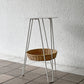 イデー IDEE ワラビー WALLABY サイドテーブル SIDE TABLE ラタン スチール ホワイト ナチュラルモダン H60㎝ 廃番仕様 現行定価39,900円 ◇