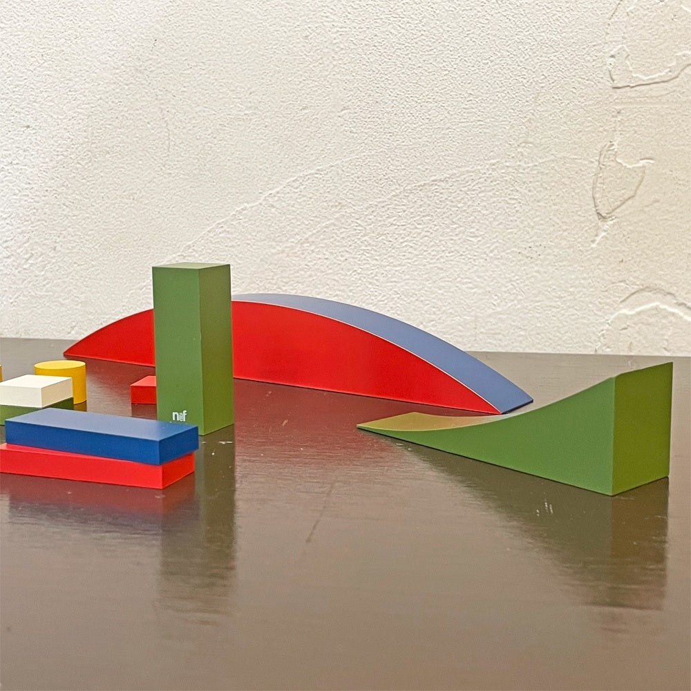 ネフ naef  Spielkultur バウハウス バウスピール Bauhaus Bauspiel アルマ・ジートホフ・ブッシャー 積み木 知育玩具 箱付き スイス ★