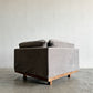 マスターウォール MASTERWAL デニッシュ DANISH SOFA コーナーソファ W94cm ウォールナット無垢材 ファブリック 新品替えカバー付 合計定価￥445,500- 〓