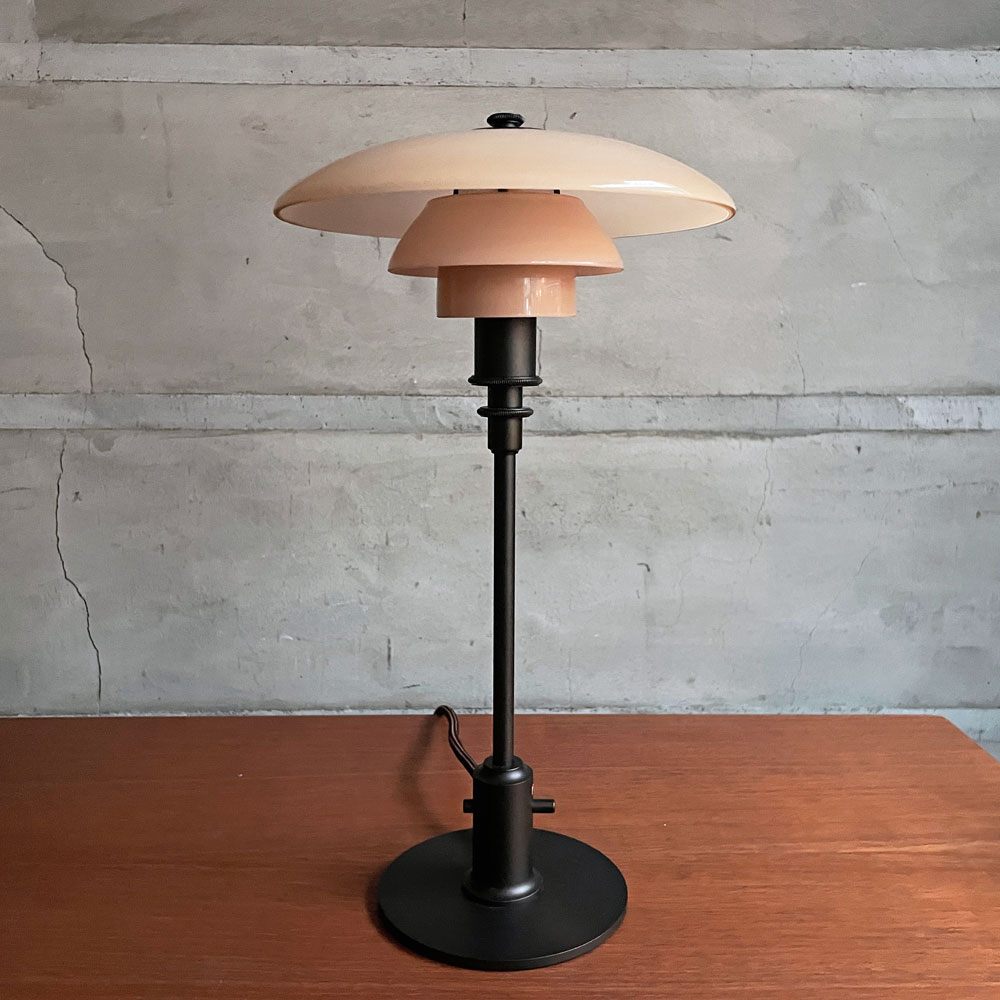 ルイスポールセン louis poulsen PH2/1 Table テーブルランプ ダスティー・テラコッタ ガラスシェード エイジドブラス 2024年リミテッドエディション 北欧照明 ポールヘニングセン 受注生産 販売終了品 美品 ♪