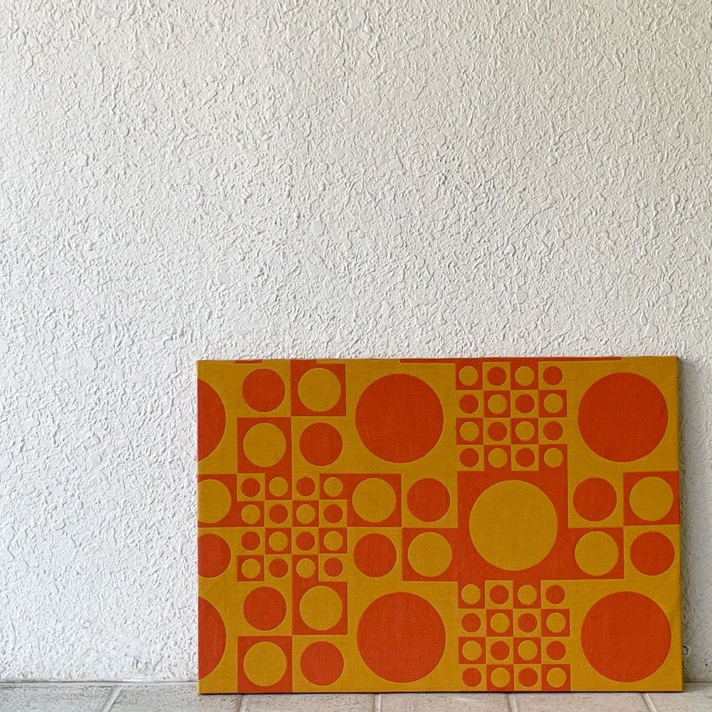 マハラム maharam ジオメトリ Geometri ファブリックパネル 73x50.5cm ヴェルナー・パントン Verner Panton ◇