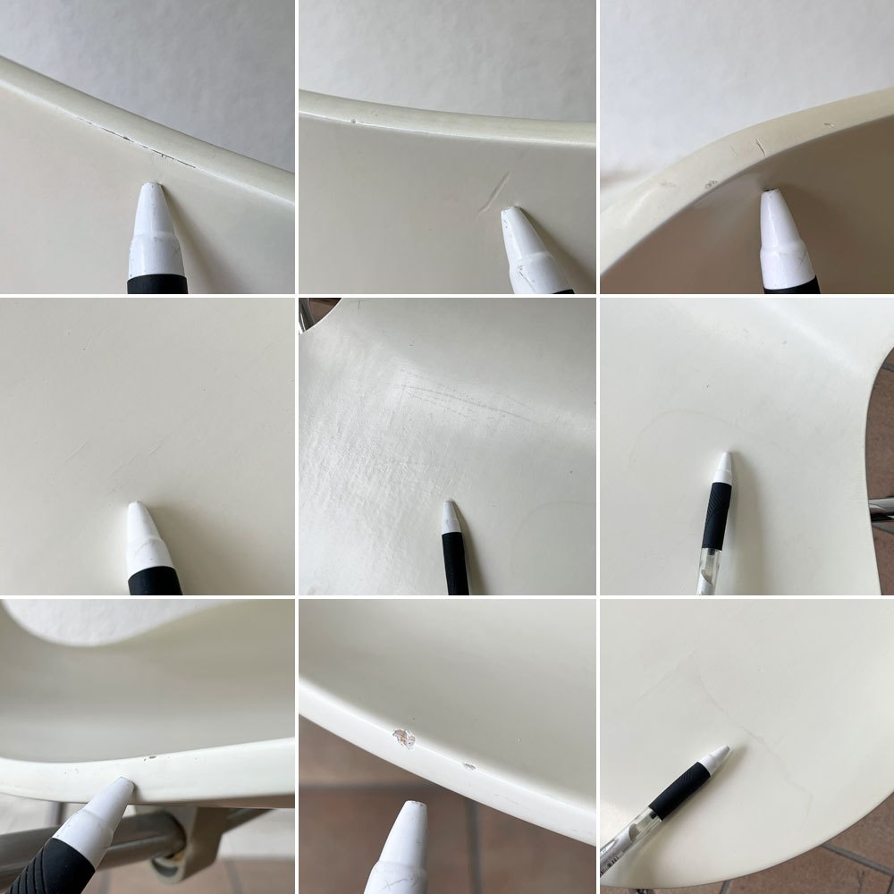 フリッツハンセン Fritz Hansen 3107 セブンチェア ラッカー ホワイト スタッキング アルネ・ヤコブセン デンマーク 北欧家具 A ◇