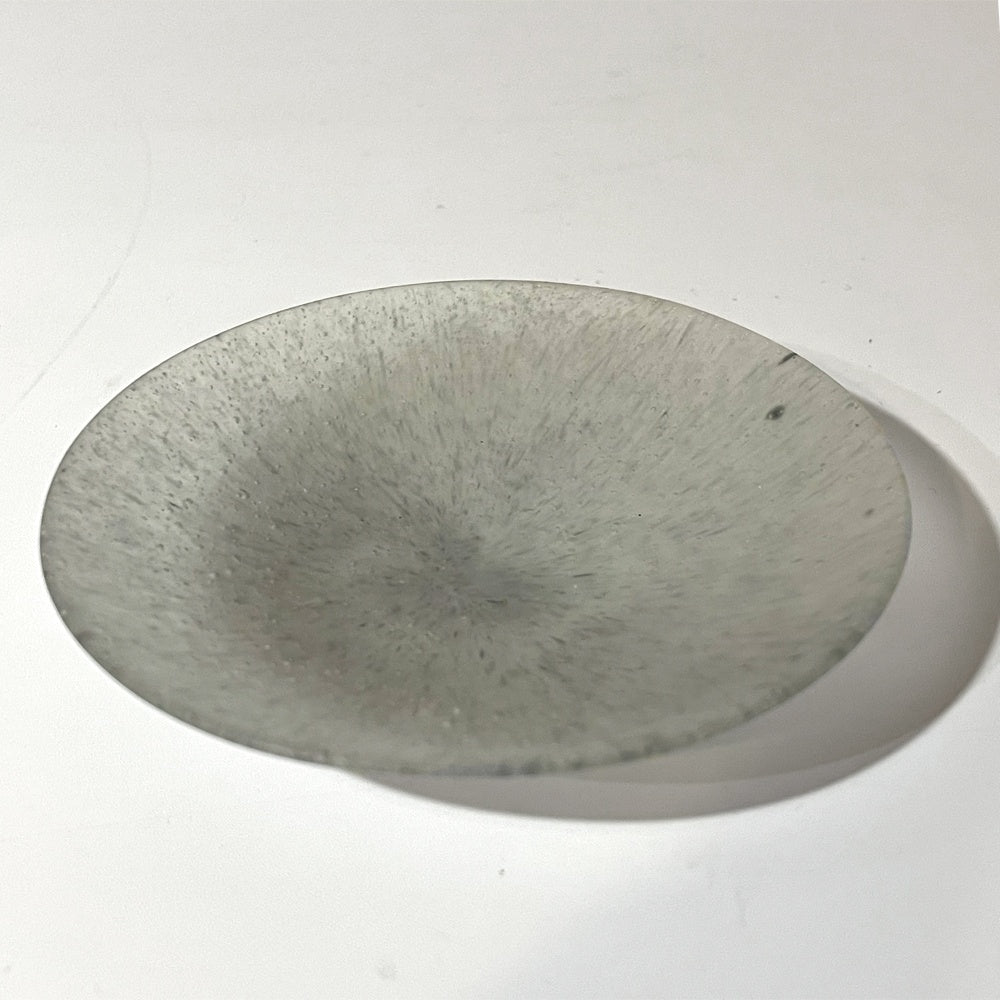 波多野裕子 パート・ド・ヴェール 小皿 8.5cm 現代作家 ★