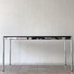 ユーエスエムハラー USM Haller モジュラーファニチャー ハラーテーブル デスク W150×D75cm チャコールリノリウム 高さ調節機能付 スイス ◇