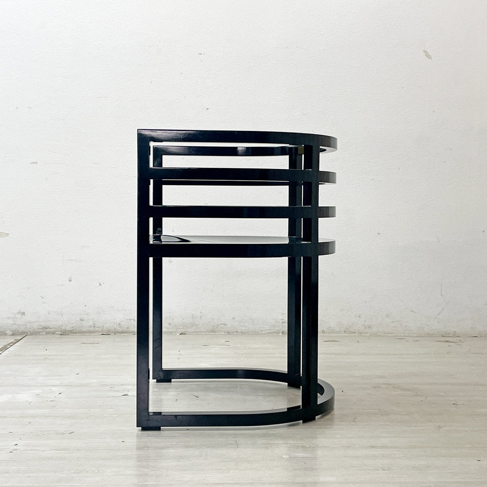 ノル Knoll アームチェア No.810 ブラック リチャード・マイヤー デザイン Richard Meier ●