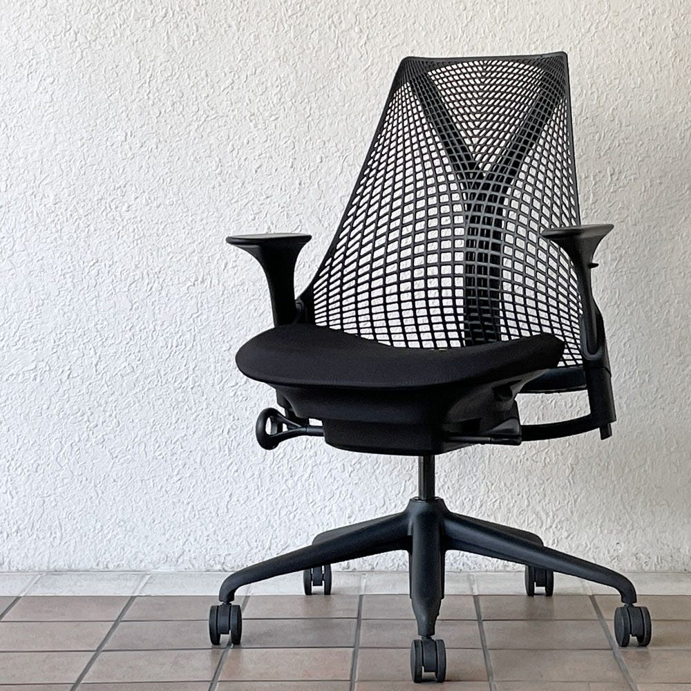 ハーマンミラー HermanMiller セイルチェア SAYL Chair サスペンションミドルバック アジャスタブルアーム デスクチェア タスクチェア イヴ・ベアール ◇