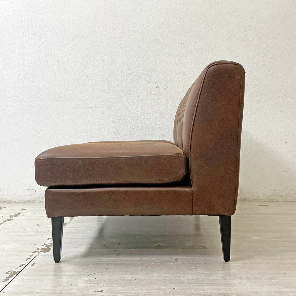 クラッシュゲート CRASH GATE ノットアンティークス Knot antiques グレス GRESS 2Pソファ Sサイズ レザーテックス W110cm 定価￥59,400- ●